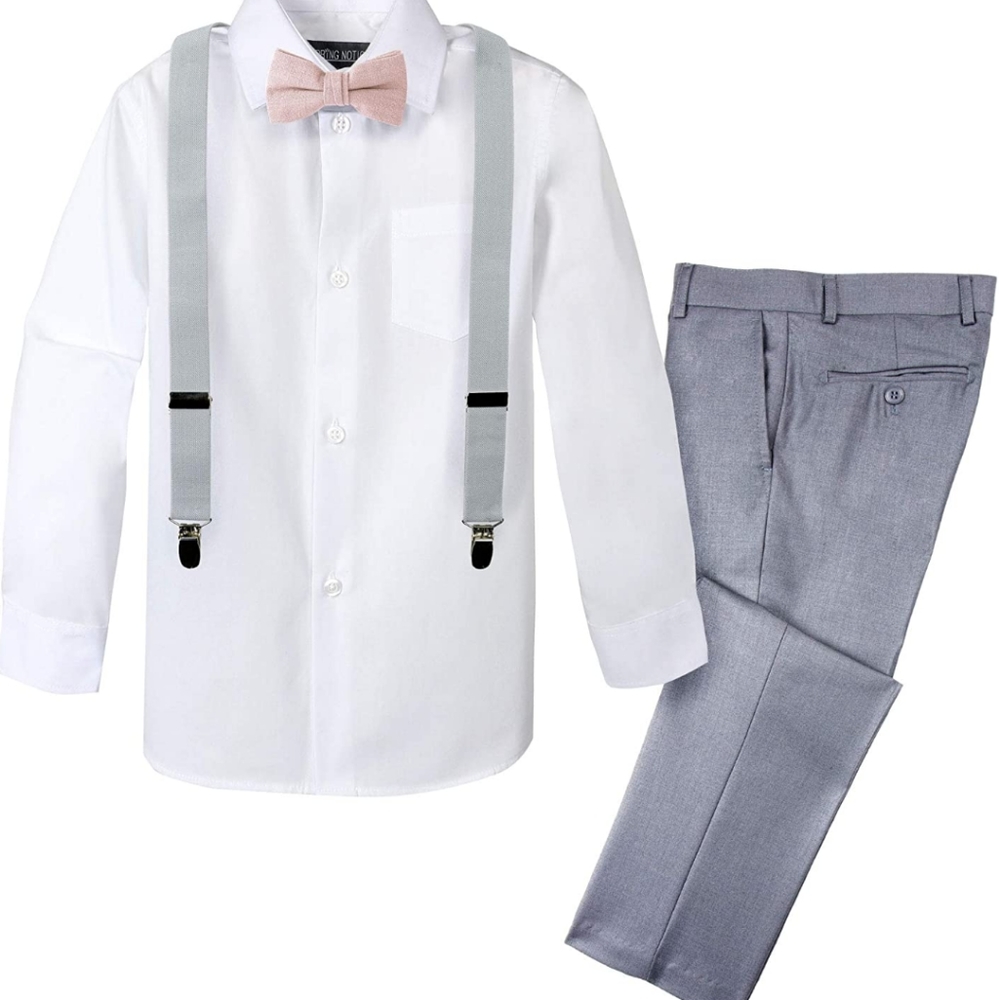 5T Boys Easter Church 4 Piece Outfit